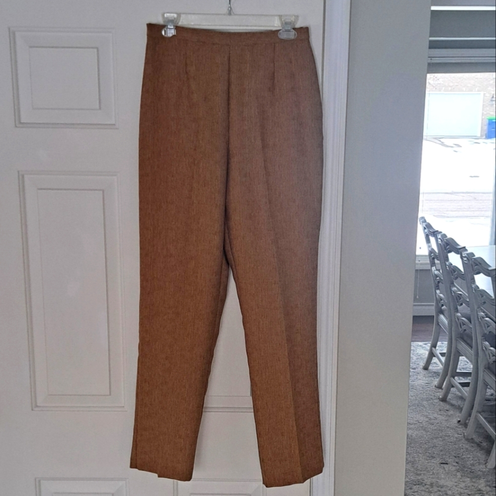 Sag Harbor NWT 3 Piece Set Pant Tank Jacket Color Spice Office Business. Size 10 - Picture 4 of 12
